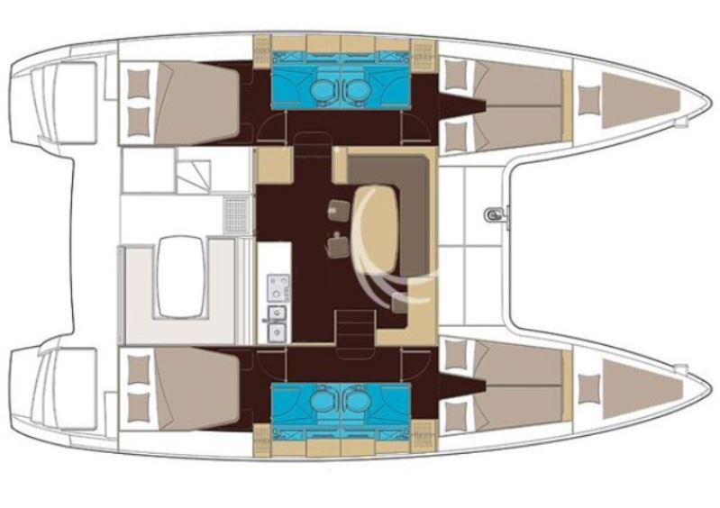 Book yachts online - catamaran - Lagoon 400 S2 - Orion VII - rent