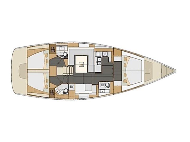 Book yachts online - sailboat - Elan 50 Impression (4+1 cabins) - FRIENDS - rent