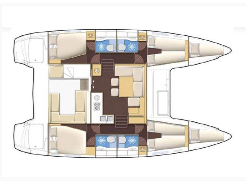 Book yachts online - catamaran - Lagoon 400 S2 - Suncity 2 - rent