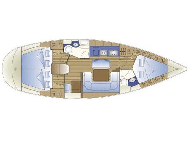 Book yachts online - sailboat - Bavaria 41 - Spanaki - rent