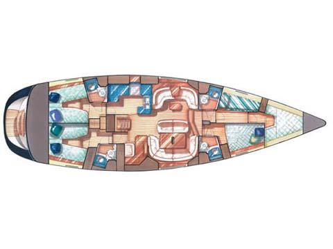 Book yachts online - sailboat - Sun Odyssey 54DS - A Son de Mar   - rent
