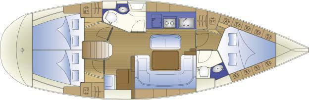 Book yachts online - sailboat - Bavaria 40 Cruiser - XANEI S - rent