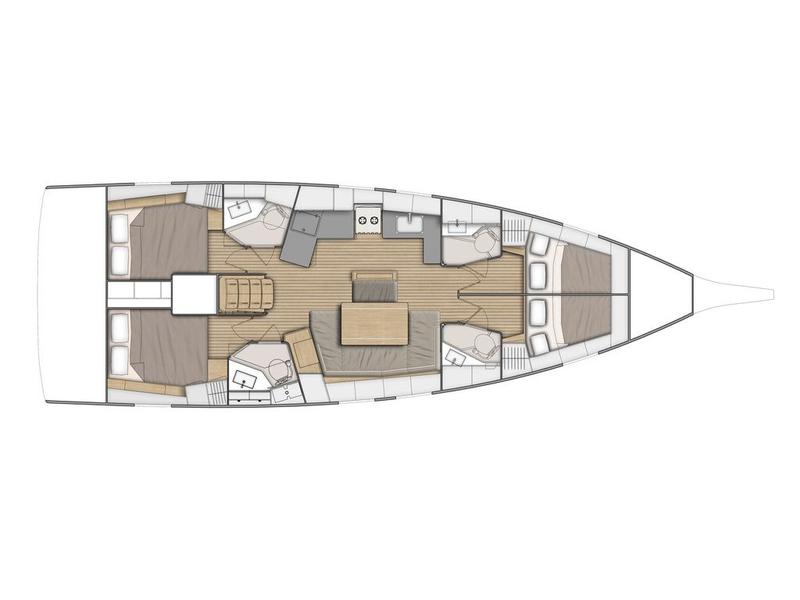 Book yachts online - sailboat - Oceanis 46.1 - Serenity - rent