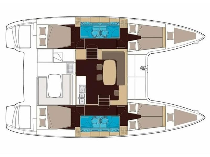 Book yachts online - catamaran - Lagoon 400 S2 - Auster - rent