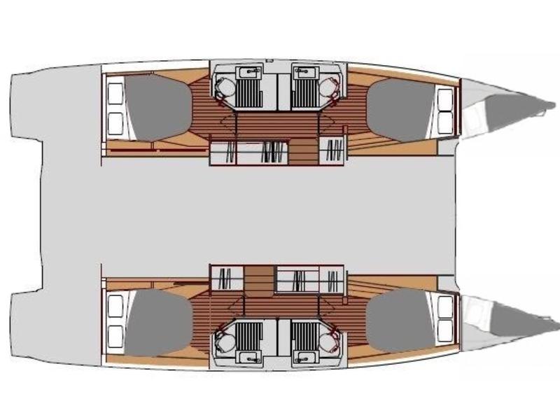 Book yachts online - catamaran - Astréa 42 - Ooga Chaka - rent