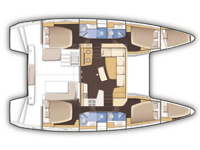 Book yachts online - catamaran - Lagoon 42 - Neverland - rent