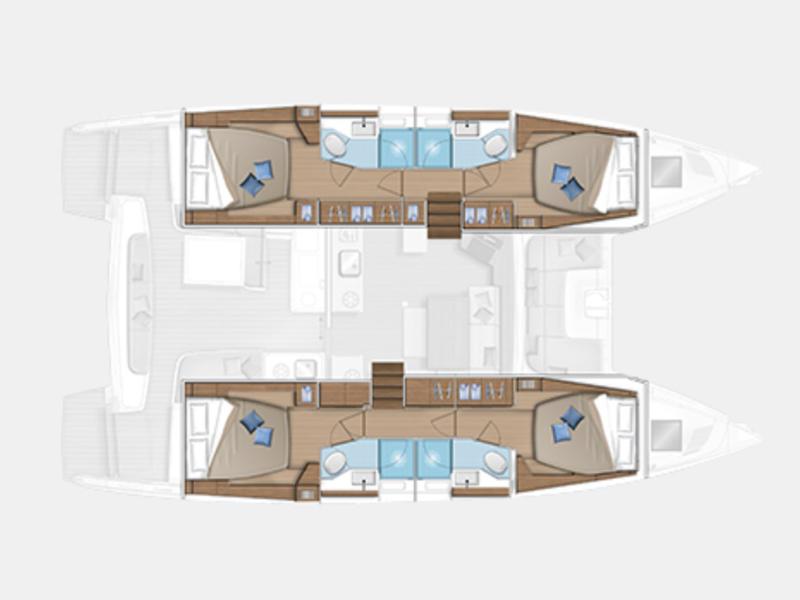 Book yachts online - catamaran - Lagoon 46 - Timothy - rent