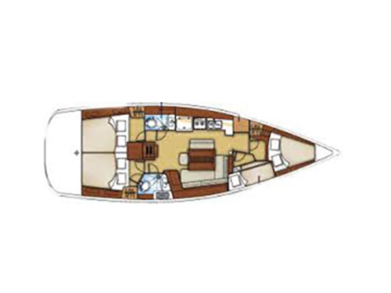 Book yachts online - sailboat - Beneteau Oceanis 43 - SAPHISO II - rent