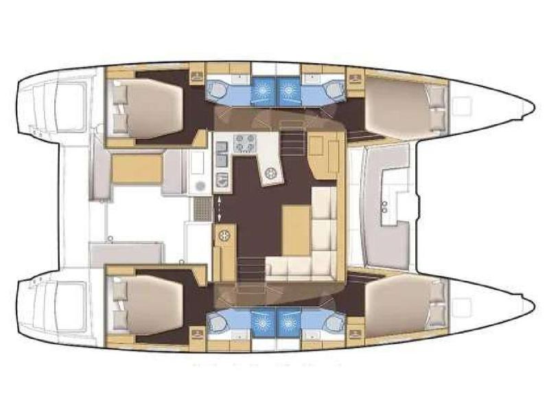 Book yachts online - catamaran - Lagoon 450 Flybridge - WindFinder - rent