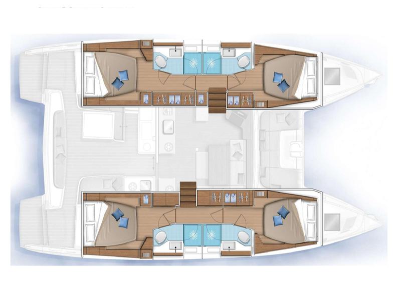 Book yachts online - catamaran - Lagoon 46 - Dream Lagoon - rent