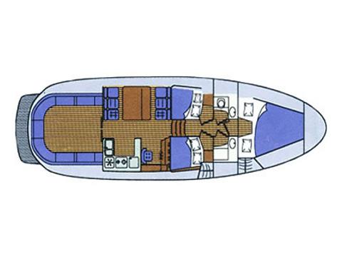 Book yachts online - motorboat - Adria 1002 - Paulina - rent