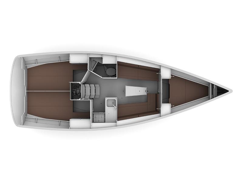 Book yachts online - sailboat - Bavaria 37 Cruiser - Kristina - rent