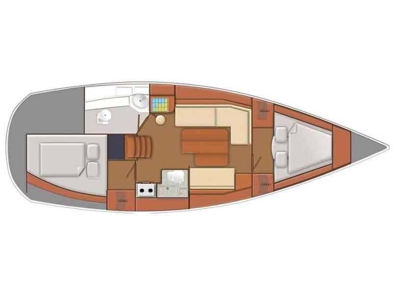 Book yachts online - sailboat - Delphia 33 - Arctic Babe - rent
