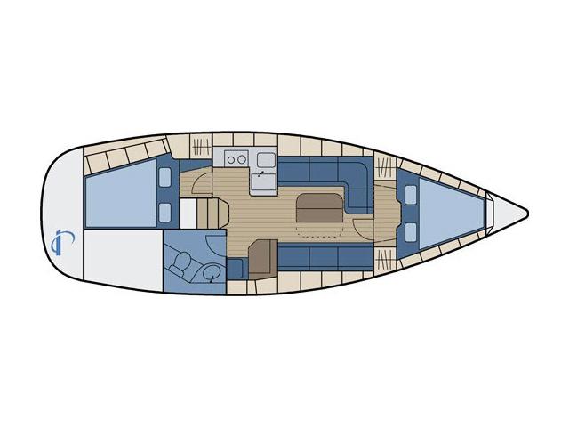 Book yachts online - sailboat - Bavaria 34 Cruiser - Nina Nina - new sails 2022. - rent