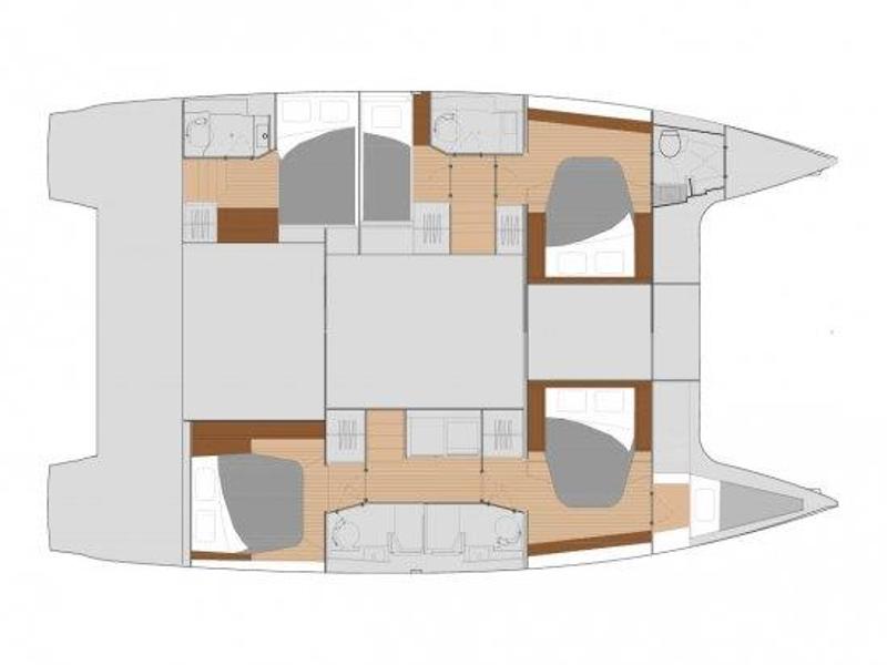 Book yachts online - catamaran - Fountaine Pajot Saona 47 - HERMES - rent