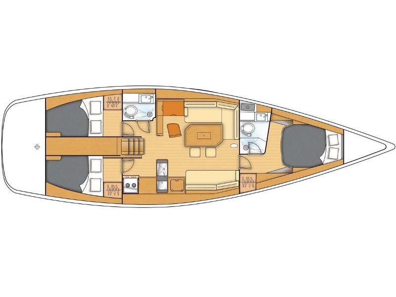 Book yachts online - sailboat - Beneteau First 45 - YASMIN - rent