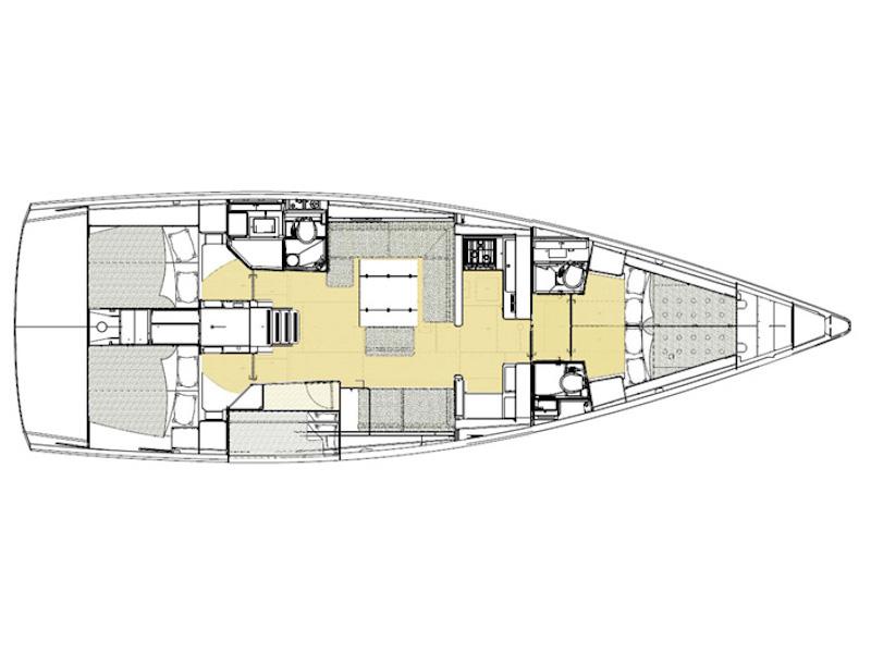 Book yachts online - sailboat - Dufour 520 GL - Cala di Volpe - rent