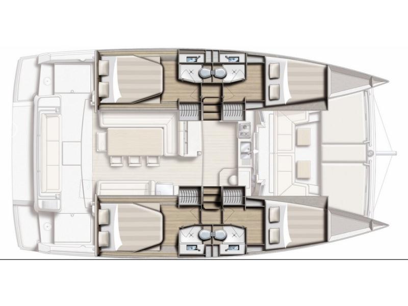 Book yachts online - catamaran - Bali 4.1 - KOS 41.16 - rent