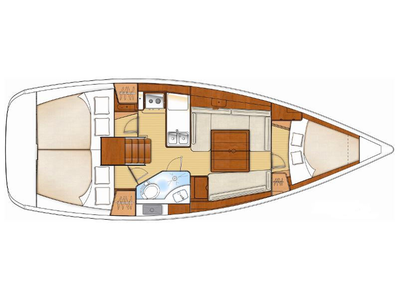 Book yachts online - sailboat - OCEANIS 34 - BEBA - rent