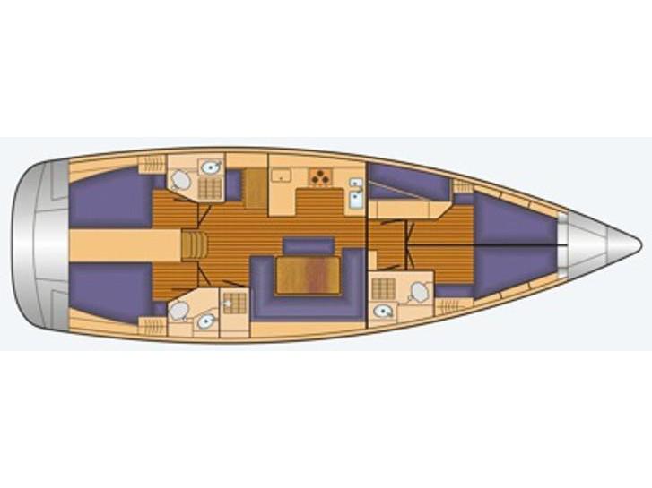 Book yachts online - sailboat - Bavaria Cruiser 50 - Ouranos - rent