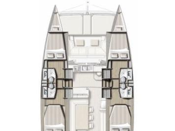 Book yachts online - catamaran - Bali 4.1 - Zeus - rent