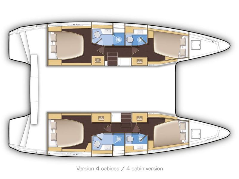 Book yachts online - catamaran - Lagoon 42 - LILA - NEW IN FLEET  - rent