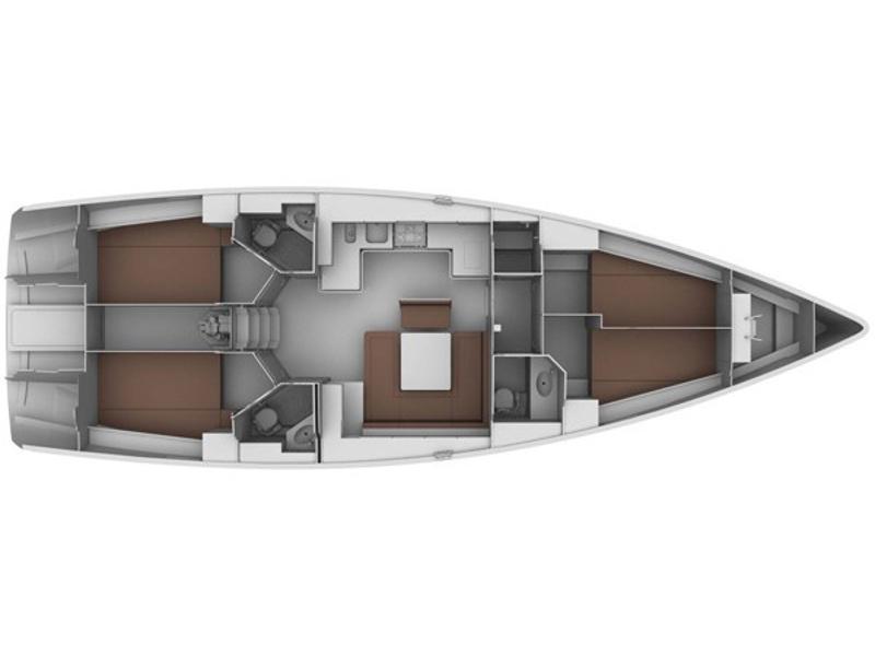 Book yachts online - sailboat - Bavaria C45 Style - Midas - rent