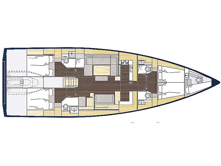 Book yachts online - sailboat - Bavaria C57 - Promitheas - rent