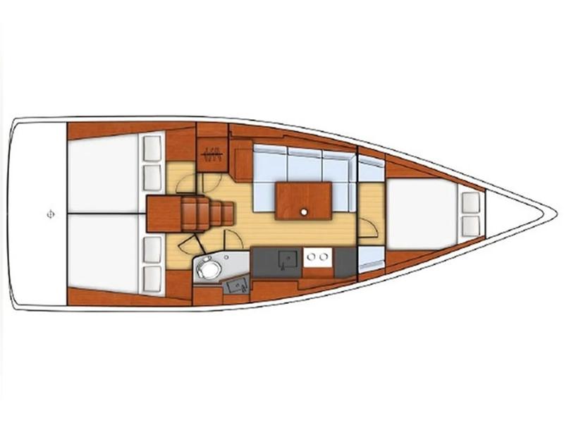 Book yachts online - sailboat - Oceanis 38.1 - Tchao - rent