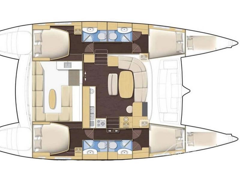 Book yachts online - catamaran - Lagoon 450F - Cahuenga - rent