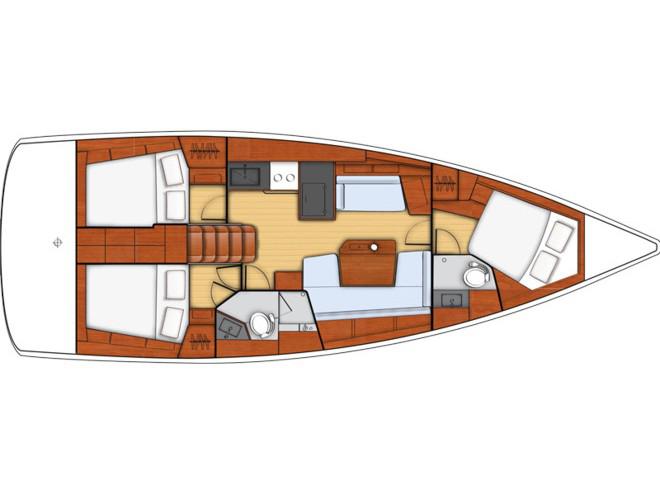 Book yachts online - sailboat - Oceanis 41.1 - Tikal 2 - rent