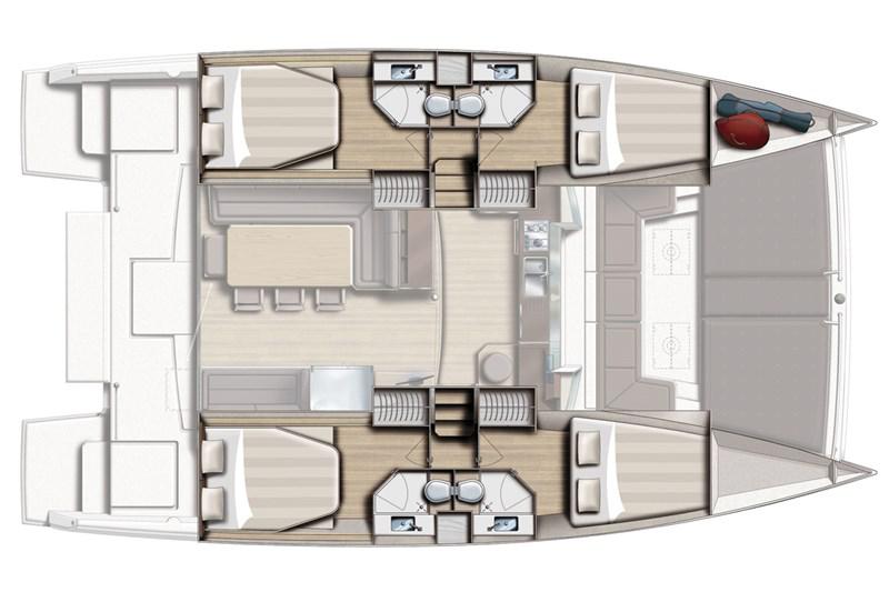 Book yachts online - False - Bali 4.3 (4Cab) - Carpe Ventum - rent