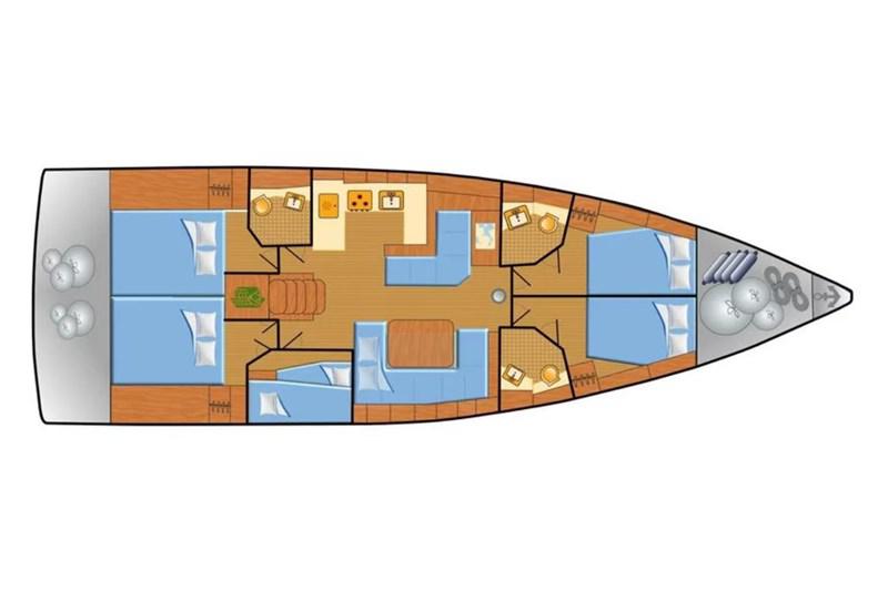 Book yachts online - False - Oceanis 51.1 (5Cab) - Alboran Mary-Anne (Las Galletas/Marina del Sur) - rent