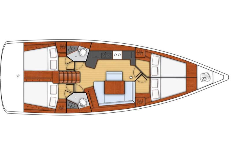 Book yachts online - False - Oceanis 45 (4Cab) - Alboran Gin Fizz (Mallorca/La Lonja) - rent