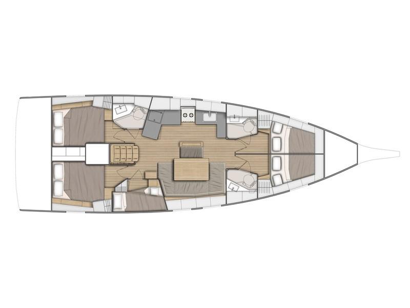 Book yachts online - sailboat - Oceanis 46.1 - Ludi  - Water maker, Solar Panel - rent