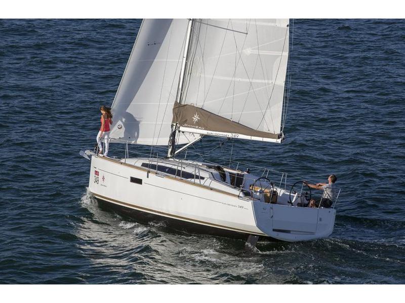 Book yachts online - sailboat - Sun Odyssey 349 - ZORJA - rent