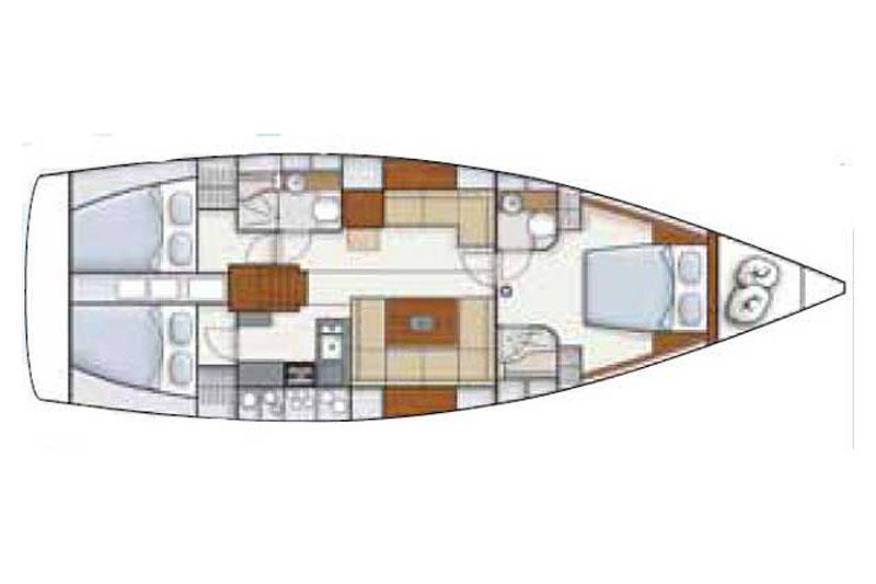 Book yachts online - False - Hanse 445 (3Cab) - Good Vibrations - rent