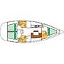 Book yachts online - sailboat - Beneteau Cyclades 43.3 - Kelly - rent