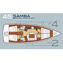 Book yachts online - sailboat - Oceanis 45 (4 cabins) - Samba - rent