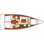 Book yachts online - sailboat - Oceanis 38 - LA GAFFE - rent
