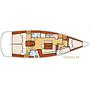 Book yachts online - sailboat - Oceanis 43 - SREBRNA II - rent