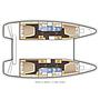 Book yachts online - catamaran - Lagoon 42 A/C & GEN - MOJITO - rent