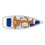 Book yachts online - sailboat - Sun Odyssey 43DS - Angora - rent