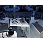 Book yachts online - sailboat - Oceanis 38.1 - Baby Dory AC shore power underwater light blue hull - rent
