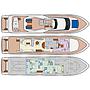 Book yachts online - motorboat - Falcon 100ft - Monte Carlo - rent
