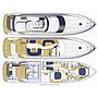 Book yachts online - motorboat - Princess 61 - Marabu - rent