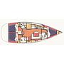 Book yachts online - sailboat - Beneteau Cyclades 43.3 - ARKINA - rent