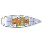 Book yachts online - sailboat - Sun Odyssey 54DS - LUČICA - rent