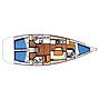 Book yachts online - sailboat - Beneteau Cyclades 43.3 - Elvira - rent