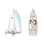 Book yachts online - sailboat - Hanse 458 - Avra - rent